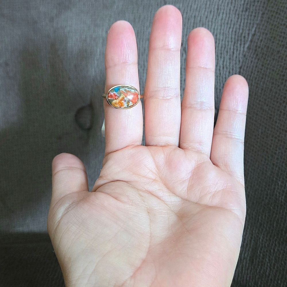 Shivam Copper Turquoise Ring💍 - NWT - Picture 3 of 16